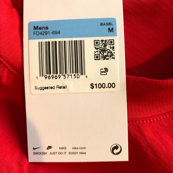 Nike FD4291-694 Mens Medium Dri-Fit Lightweight Player Pullover Baseball - Picture 11 of 11